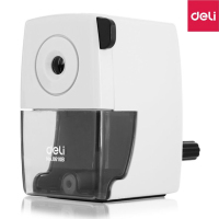 得力(deli) 0616B 手摇削笔刀/卷笔刀/笔刨铅笔器/削笔机 黑色