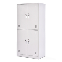 中伟四门更衣柜铁皮柜储物柜员工柜鞋柜