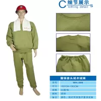 炜辉(WH）矿用全棉绒衣绒裤 规格：1*1 单位：（套） 22342