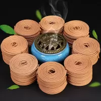 企购优品 120盘 驱蚊香加香炉 安神助眠