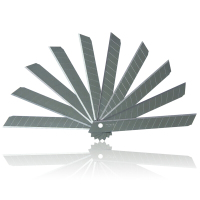 得力（deli） 得力 小号美工刀片 小号壁纸刀片 裁纸刀片 10片