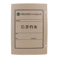 得丰 纯木浆 A4牛皮纸档案盒 加厚文件资料盒 纸质文件盒 12cm 100个装