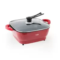 乐扣乐扣小家电多功能电火锅红色1600w EJP357RED WT