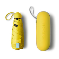 蕉下 胶囊系列五折太阳伞 99%阻隔紫外线 蜜柚黄.