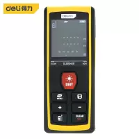 得力(deli) DL331040B 激光测距仪(新VI)(黄)(台)(把)