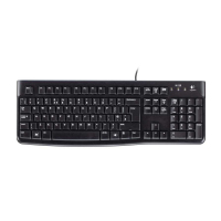 罗技(Logitech) K120 有线 键盘 (计价单位:个) 黑色