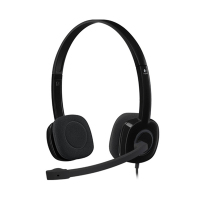 罗技(Logitech) H151 带麦克风 耳麦 (计价单位:个) 黑色