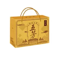 五芳斋 悠然五芳B款礼盒 1500g/盒 10只粽子+4个咸鸭蛋+4块绿豆糕