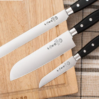 艺呈水果刀不锈钢瓜果刀套装 商用专业长款 A款三件套 (赠三刀套)