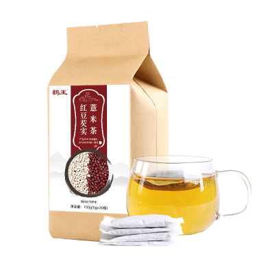 鹤王红豆薏米茶150g 芡实茶薏仁茶大麦苦荞茶花草茶薏仁组合装养生泡水喝