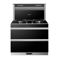 GUJIA顾家G09C集成灶一体灶变频家用消毒柜油烟机侧吸下排烟灶环保灶蒸烤箱-天然气