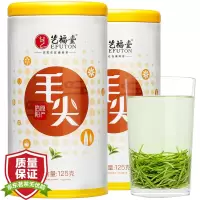 艺福堂 2021新茶春茶 信阳原产毛尖茶明前 高山绿茶云雾茶125g*2罐