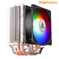 鑫谷（segotep） 冷锋霜塔T3 电脑CPU散热器 塔式散热器 炫彩光效
