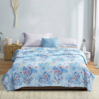 富安娜印花蚕丝夏被\花影鹿鸣 1.5m床1.8m床(203*229cm)