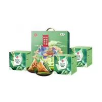 中粮时怡 国潮安康•鹤舞升平粽子礼盒A(鲜肉粽140g*2+碱水粽140g*2+豆沙粽140g*2)