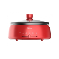 美的(Midea) 电火锅电炒锅电蒸锅多功能锅电热锅 DH2851
