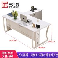 三金鑫 办公桌家用简约老板单人1.8米 现代书桌简易桌经理桌转角大班桌电脑台式桌