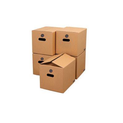 企购优品纸箱子 有扣手60*40*50cm(5个装)储物整理行李收纳箱 单位:件)