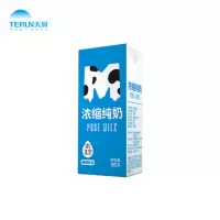 DZ 天润(terun)[新疆牛奶]新疆浓缩纯牛奶MINI砖营养奶180g*12盒