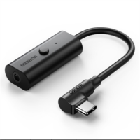 绿联(Ugreen) CM395 Type-C转3.5mm音频 游戏声卡 弯头