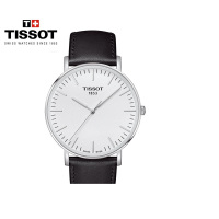 Tissot天梭 黄晓明同款魅时石英简约时尚皮带手表男表(单位:块)