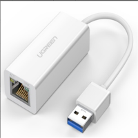 绿联(Ugreen) CR111 USB 3.0千兆网卡 白色