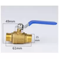 铜球阀4 6分 1寸双外丝阀门直通水阀门开关DN15 20 双外牙铜球阀 双外牙球阀4分铜球