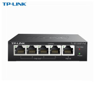 普联(TP-LINK) 交换机 TL-SF1005P-PoE 五口百兆监控PoE供电中继PoE受电一体化以太网交换机