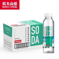农夫山泉苏打水柠檬味410ml*15瓶整箱装 水果味苏打水 天然水饮品(箱)