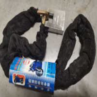 锰钢防锯链条锁 山地车防盗锁单车锁公路车锁锁摩托车锁(单位:个)