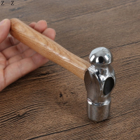 五金工具圆头锤木柄锤铁钉锤钢锤安装锤子榔头核桃锤小铁锤 1LB[木柄]