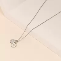 阿玛尼Emporio Armani女士项链女珍珠贝母镶钻项链锁骨链送节日礼物女友礼物EGS2156040
