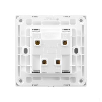 公牛 BULL GN-G32K134 一位中途掣带荧光开关 86型白色暗装 一开多控(包装数量 1个)..