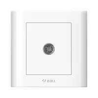 公牛 BULL GN-G32T103 一位电视插座75Ω 86型白色暗装 一位电视(包装数量 1个)..