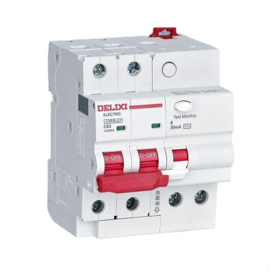 德力西 DELIXI ELECTRIC CDL6i系列电磁式漏电保护开关CDL6I480YA(包装数量 1个).