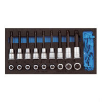 吉多瑞 GEDORE旋具头套筒套装1/2" 1500 CT1-ITX 19 LKP(包装数量 1套)