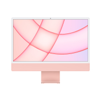 Apple iMac24英寸 4.5K屏 新款八核M1芯片(8核图形处理器) 8G 512G SSD一体式电脑主机 粉色