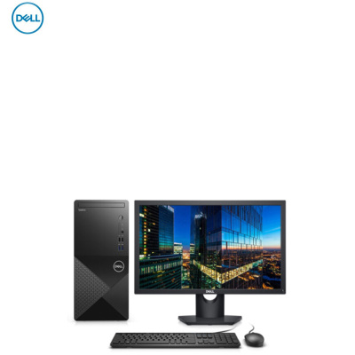 戴尔(DELL)商用台式V3881+21.5寸(i3-10100 4G 1T 无光驱 win10 )