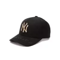 MLB男帽女帽 2021春季新款纽约洋基休闲平檐棒球帽树脂LOGO运动潮流百搭鸭舌帽 32CPIK01150Q