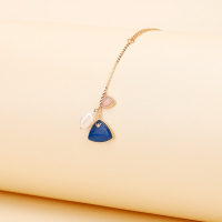 阿玛尼EmporioArmani女士项链珍珠项链彩宝项链锁骨链女银质项链送女友礼物生日礼物EG3443221