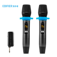 漫步者(EDIFIER)话筒 一拖二 无线会议话筒