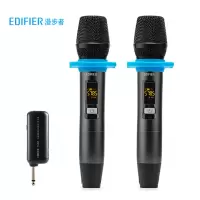 漫步者(EDIFIER)话筒 一拖二 无线会议话筒