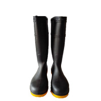 丽泰黄底黑帮高帮雨靴 (牛筋底/耐油耐酸碱)