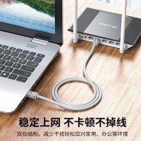 晶华（JH）超五类网线 家用工程宽带电脑路由器RJ45 10米网线（QH）
