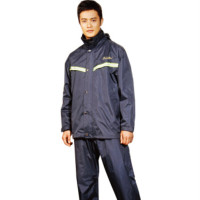 雨衣雨裤分体套装 电动车电瓶车摩托车前后夜光条男女款双层防风雨披