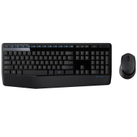 罗技(Logitech) MK345无线鼠标键盘套装 防泼溅 笔记本台式电脑办公全尺寸多媒体键鼠