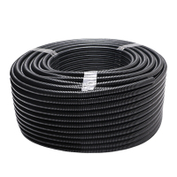 包塑金属软管4分电线电缆套管塑料保护阻燃穿线管蛇皮波纹管 1米价格