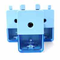 得力deli0744L手摇转笔刀削笔器简约韩国风小清新蓝色(单位:个)(BY)