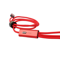 乐默 LCB-120可定时精编数据线适用 苹果/安卓接口/ Type-C接口 红色 (单位:件)