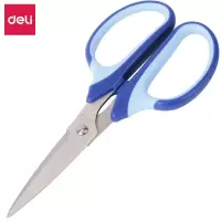 得力（deli） 6001 剪刀 黑蓝色